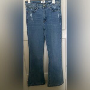 Kensie Savannah High Rise Flare Jeans